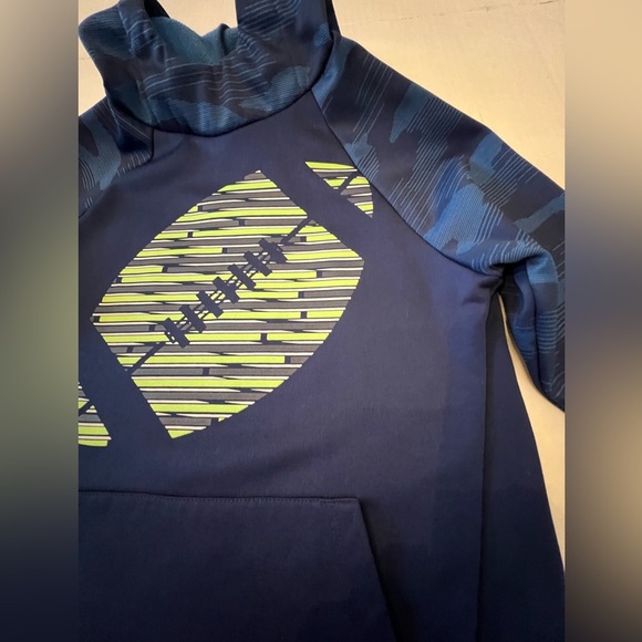 TEK GEAR. WARM TEX NAVY BLUE WITH ROYAL BLUE LIME GREEN GRAY WHITE ACCENTS.   8 - Picture 7 of 9